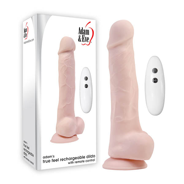Adam & Eve Adam's True Feel Rechargeable Dildo 7" Sex Toy
