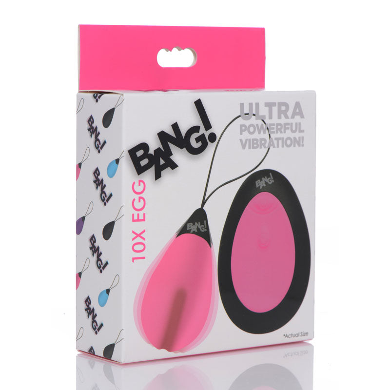 Bang!10X Vibrating Egg & Remote