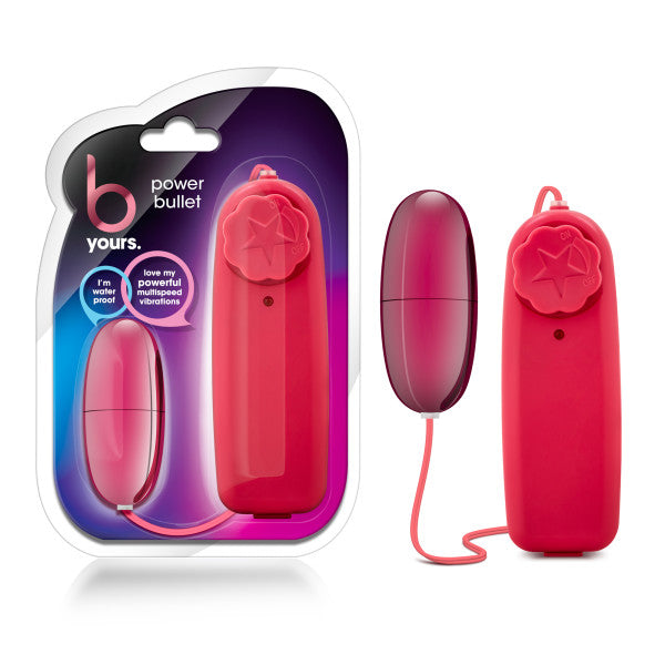 Blush B Yours Silver Power Bullet Egg Wearable Vibrator Remote Control Sex Toy