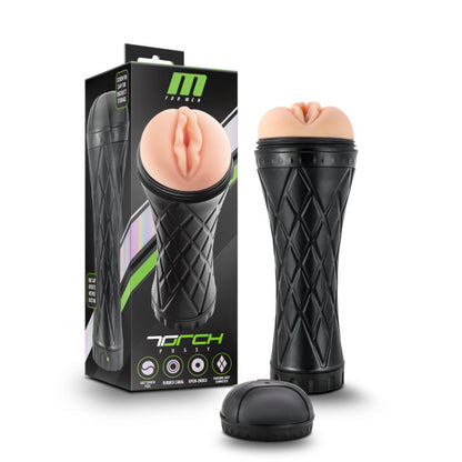 Blush M for Men Torch 3D Suction Pocket Pussy Vagina Male Masturbator