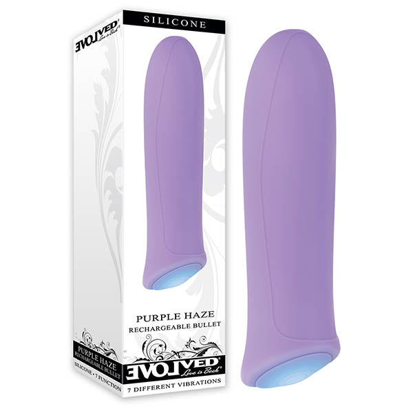 Evolved Purple Haze Bullet Vibrator Powerful Multi Speed Rechargeable Sex Toy