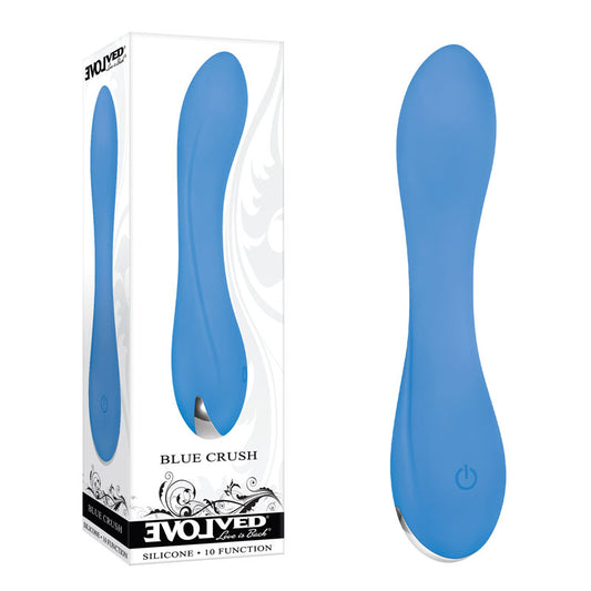 Evolved BLUE CRUSH G Spot Vibrator Flexible USB Rechargeable Sex Toy