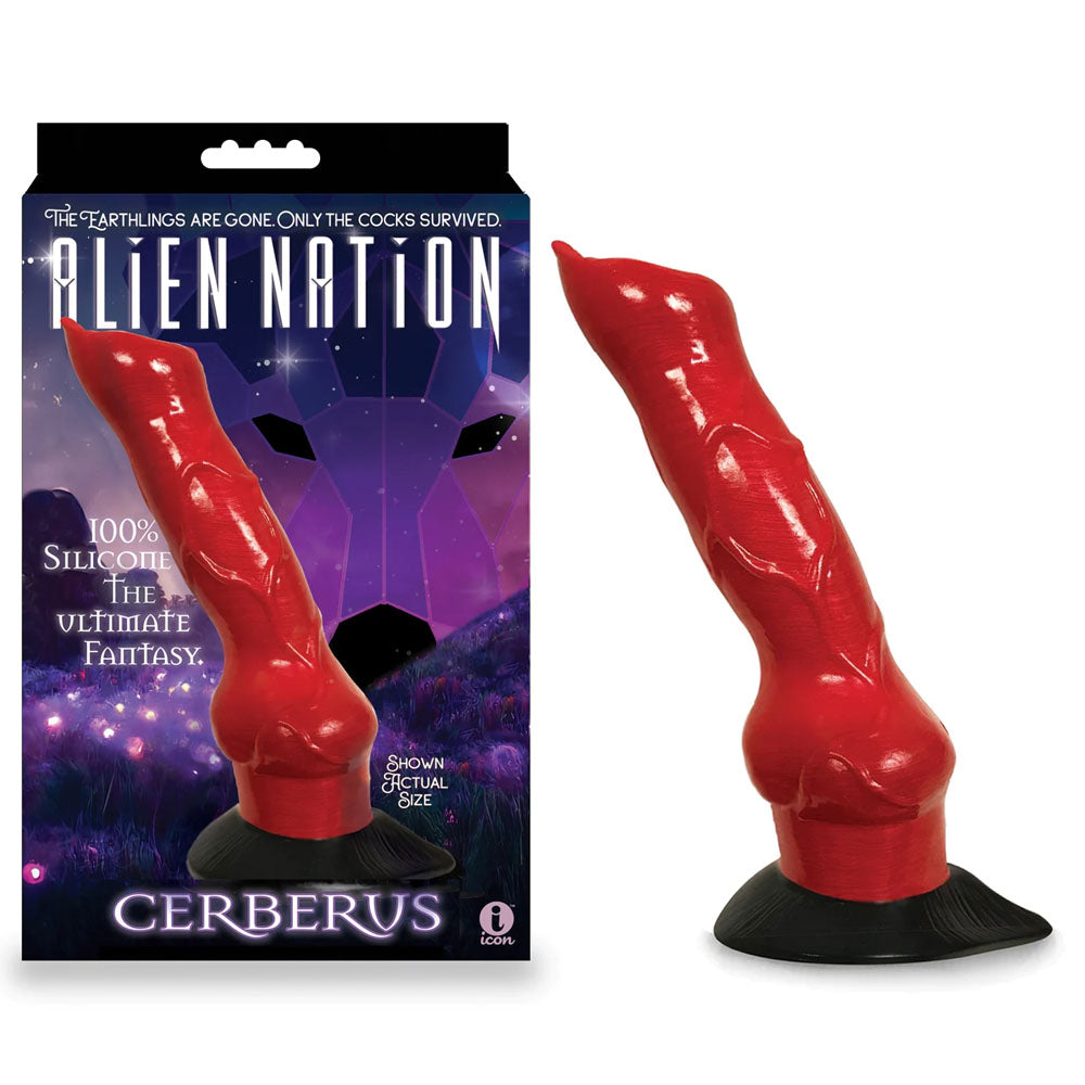 Alien Nation Cerberus Vibrating Fantasy Dong Anal Plug Dildo Sex Toy