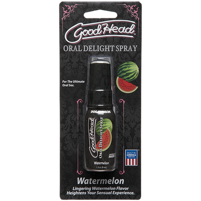 Doc Johnson GoodHead Oral Delight Spray Watermelon Edible Sex Lube