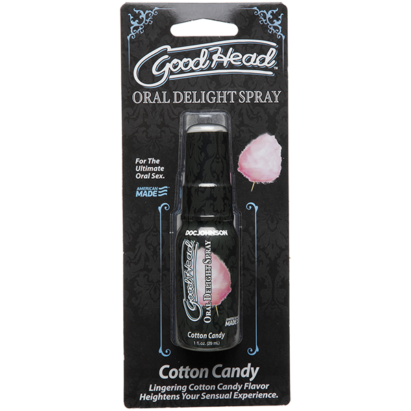 Doc Johnson GoodHead Oral Delight Spray Cotton Candy Edible Sex Lube