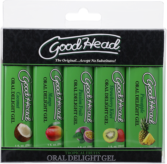 Oral Delight Gel Tropical Fruits - 5 Pack