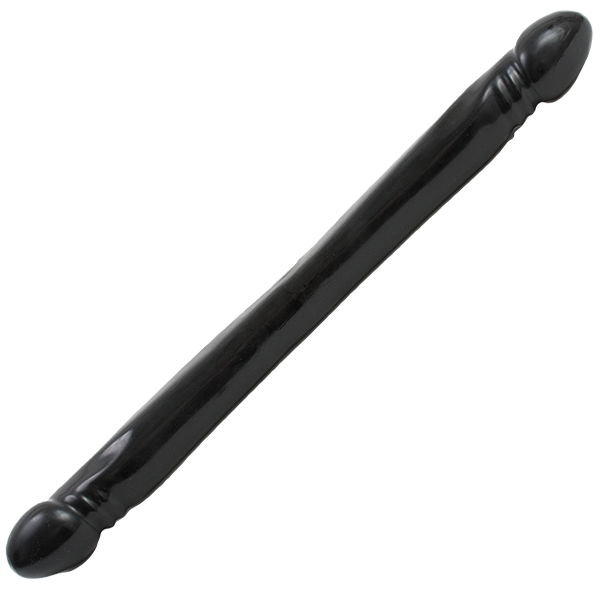 Smooth Double Header Dong 18" (Black)