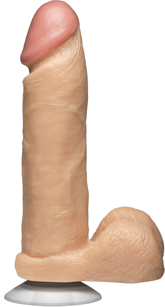 Cock 8" With Removable Vac-U-Lock Suction Cup (Vanilla)