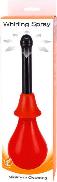 Seven Creations Whirling Spray Douche Anal Vaginal Rectal Cleaner Enema Bulb
