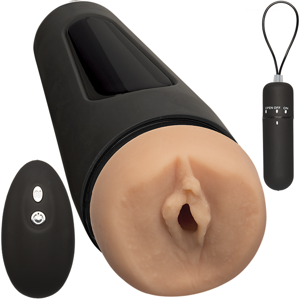 Main Squeeze VIBRO 3D UTRASKYN Vibrating Pocket Pussy Male Masturbator Sex Toy