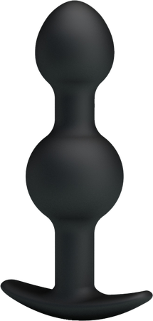 Silicone Anal Balls 4.05" (Black)