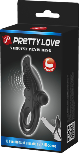 Vibrant Penis Ring (Black)