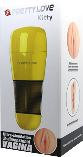 Kitty Vagina Masturbator (Gold)