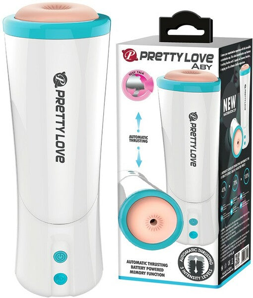 Pretty Love Aby AUTOMATIC THRUSTING Male Masturbator ASS Moaning Voice