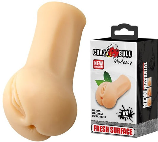 Crazy Bull Modesty Masturbator Realistic 3D Textured Pocket Pussy Male Sex Toy