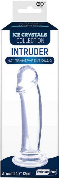 Intruder 4.5" Transparent Dildo (Clear)