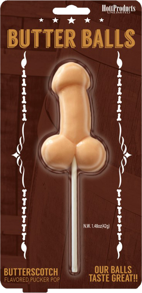 Butterballs Butterscotch Pecker Pop