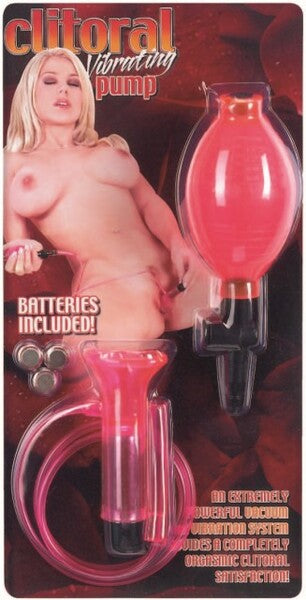 Vibrating Clitoral Pump (Pink)