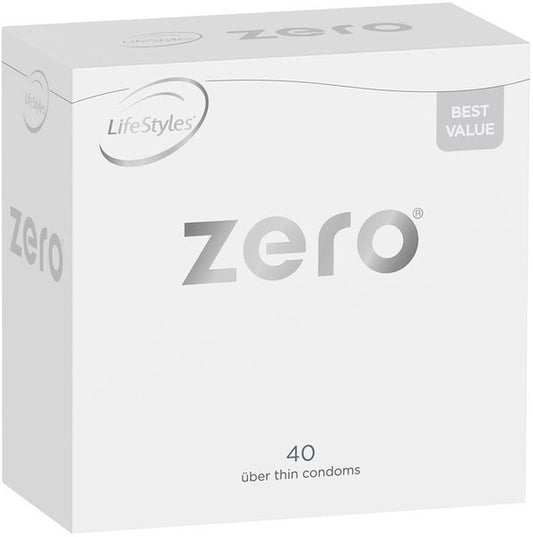 LifeStyles Zero Male Condoms 40's