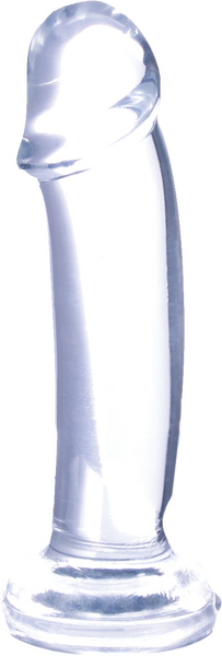 Intruder 3" Transparent Dildo (Clear)