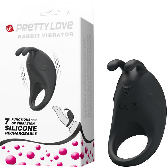 Rechargeable Rabbit Vibrator Cockring