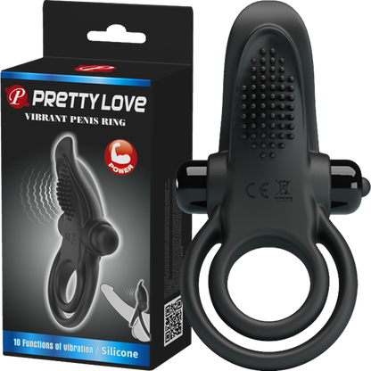 Vibrant Penis Ring (Black)