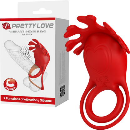 Rechargeable Vibrating Cock Ring Ruben