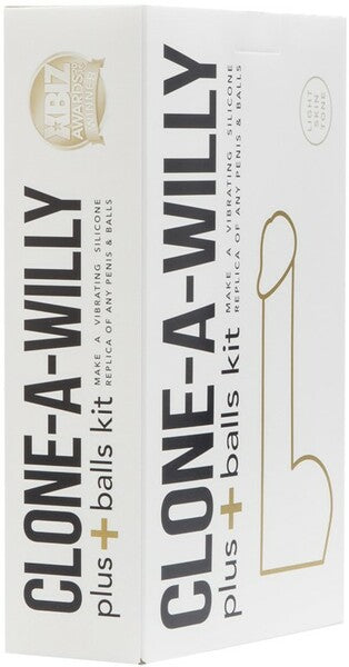 Clone-A-Willy Plus With Balls (Light Tone)
