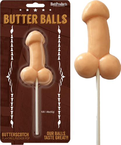 Butterballs Butterscotch Pecker Pop