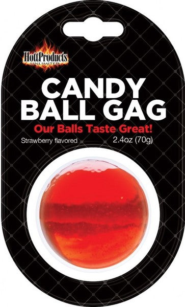 Candy Ball Gag (Strawberry)