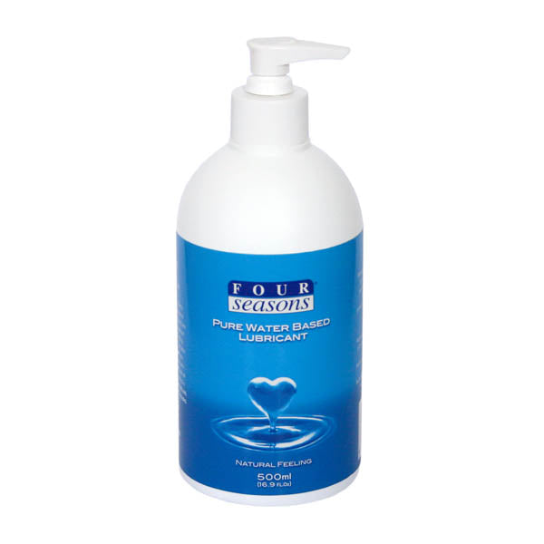 Four Seasons Pure Water Based Personal Lubricant 500ml Pump