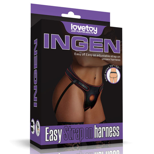 Lovetoy Ingen Easy Strap-On Harness for Dildo Adjustable Male Female