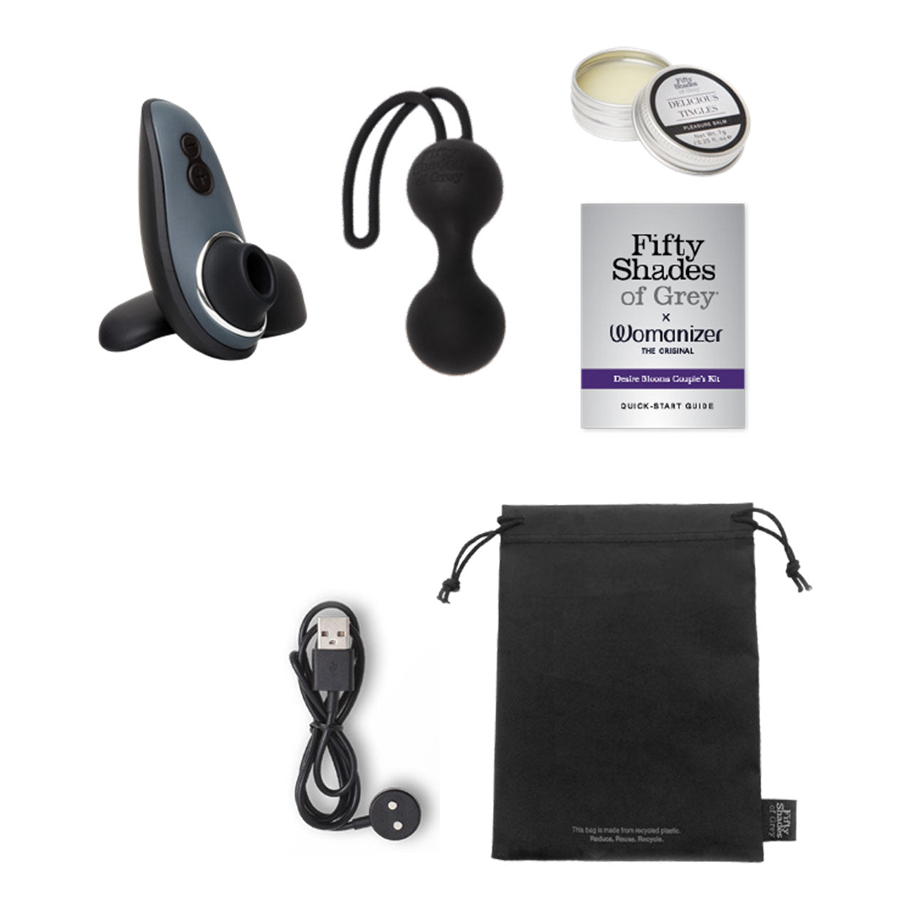 FSOG X Womanizer Liberty - Desire Blooms Couple’s Kit