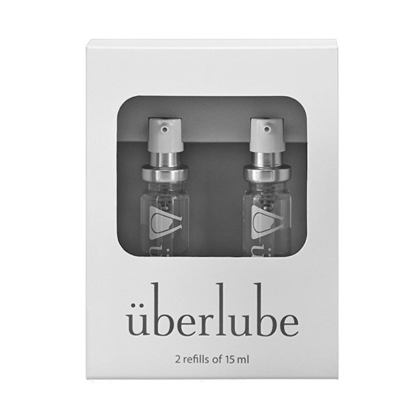 Uberlube Good-to-Go Refills Personal Lubricant Spray Silicone Based Sex Lube