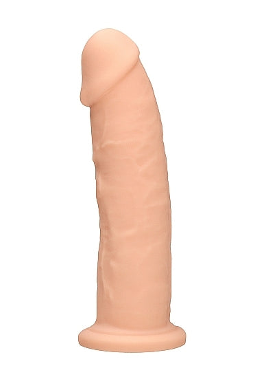 Silicone Dual Density Dildo Without Balls 7.5 Inch Flesh