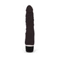 Silicone Classic Thin Veined Vibrating Dildo Vibrator Black