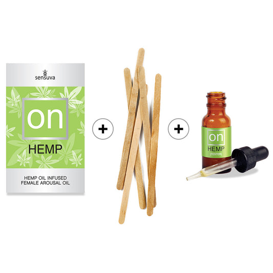 On for Her Hemp Oil Infused Arousal Oil 5 ml 12 Pc Refill