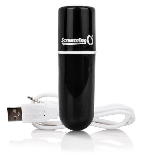 Charged Vooom Rechargeable Bullet Vibe Black