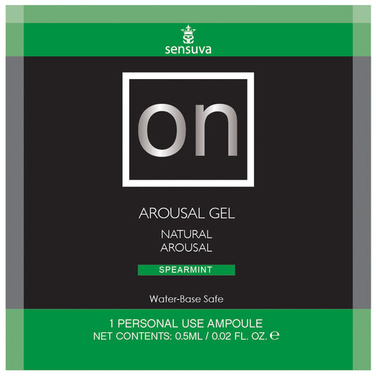 On Arousal Gel Spearmint 6 ml Single Use Packet