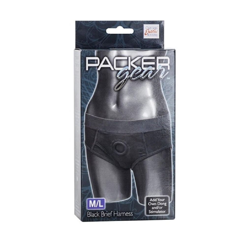 Packer Gear Black Brief Harness M/L