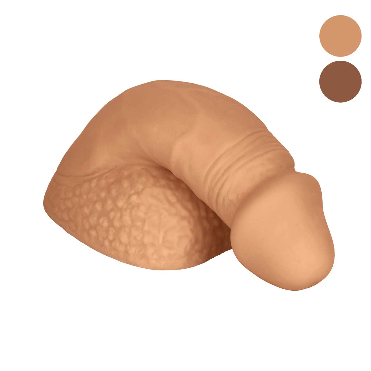 Packer Gearâ¢ 4"/10.25 cm Silicone Packing Penisâ¢ - Tan