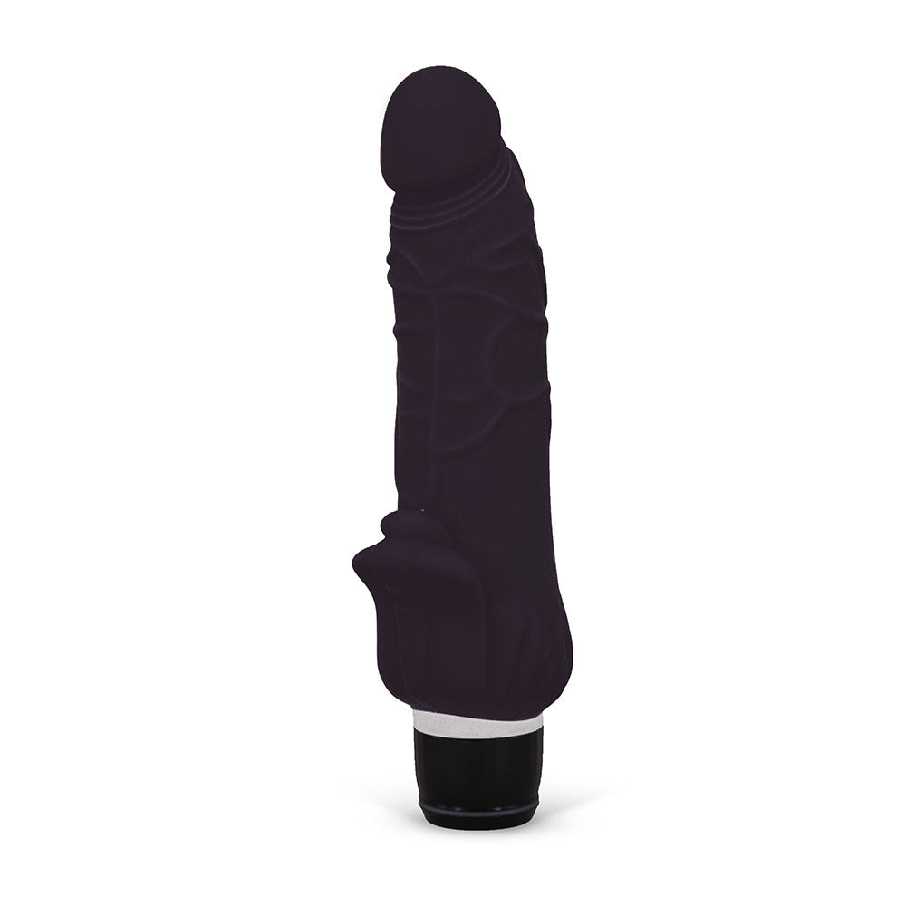 Seven Creations Silicone Classic Viking 8.2" Vibrating Dildo Vibrator Black