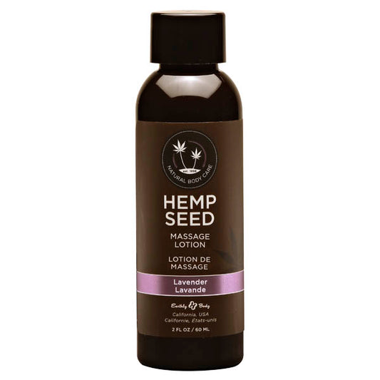 EARTHLY BODY Hemp Seed Massage Lotion Lavender Scented 59ml
