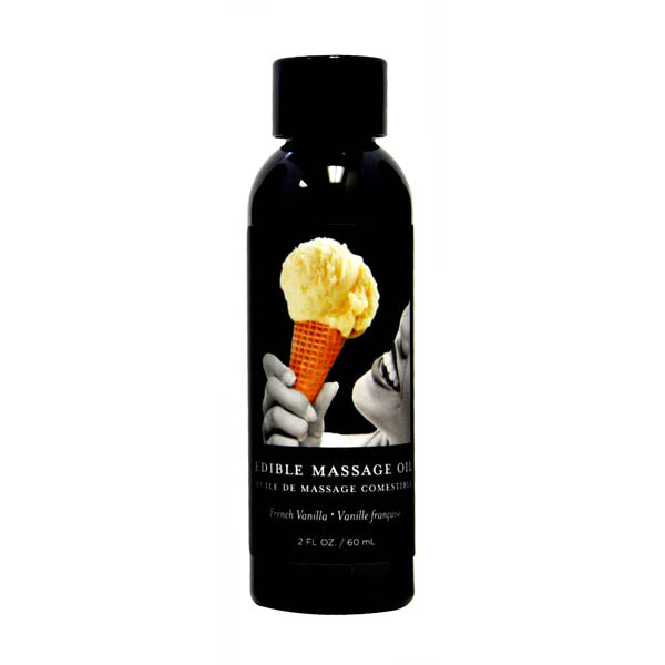 EARTHLY BODY Edible Massage Oil French Vanilla Flavoured 59ml