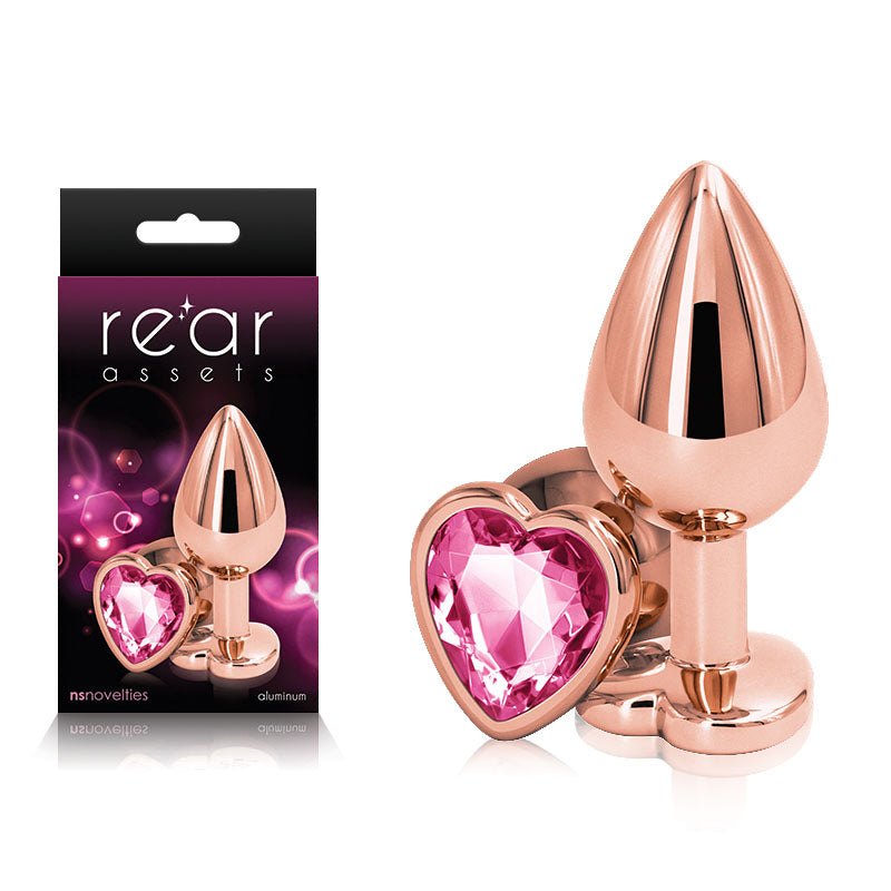 Rear Assets Rose Gold Heart Medium