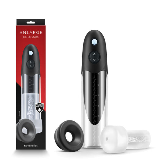 Enlarge Colossus Penis Pump AUTOMATIC Enlarger Rechargeable Male Cock Extender