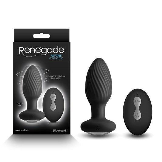 Renegade Alpine - Black Anal Plug Rechargeable