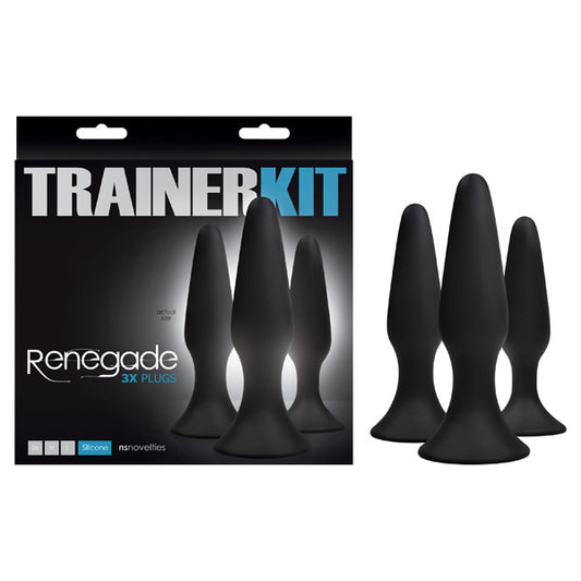 Renegade Sliders Trainer Kit Anal Butt Plugs Set of 3