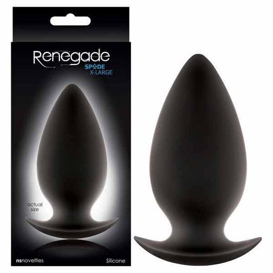 Renegade Spades Black 11.2 cm (4.4'') XL Anal Butt Plug