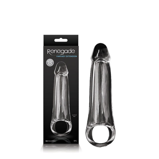 Renegade Fantasy Extenstion Clear Small Penis Extension Sleeve